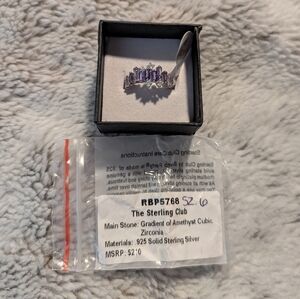 Ring Bomb Party Ring - The Sterling Club - Size 6 - BRAND NEW